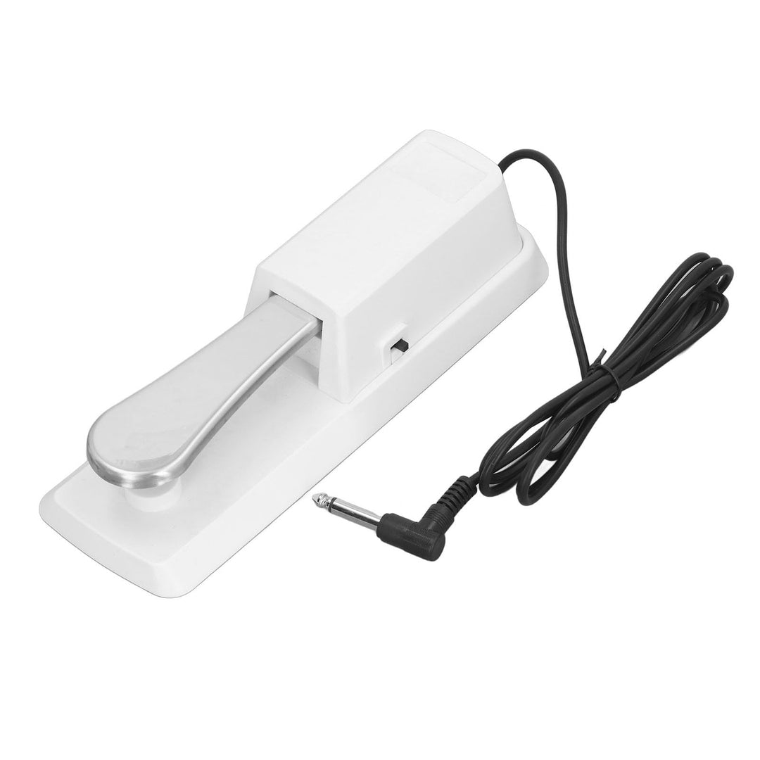 Sustain-Pedal, Fusspedal für Digitalpianos mit 6,35-mm-Anschluss, Universelles Sustain-Pedal mit Ant