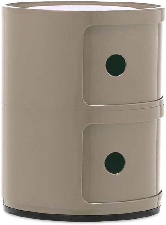 Kartell Componibili, Container 2-fächer, Taupe 2-fächer Taupe, 2-fächer Taupe