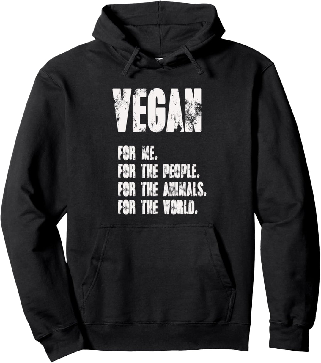 Vegan, Vegetarier, Veganer, Tierschutz, Vegan Pullover Hoodie