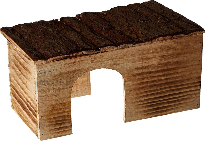 Trixie 61974 Natural Living Haus Grete, geflammt, 35 × 18 × 20 cm, 35 × 18 × 20 cm