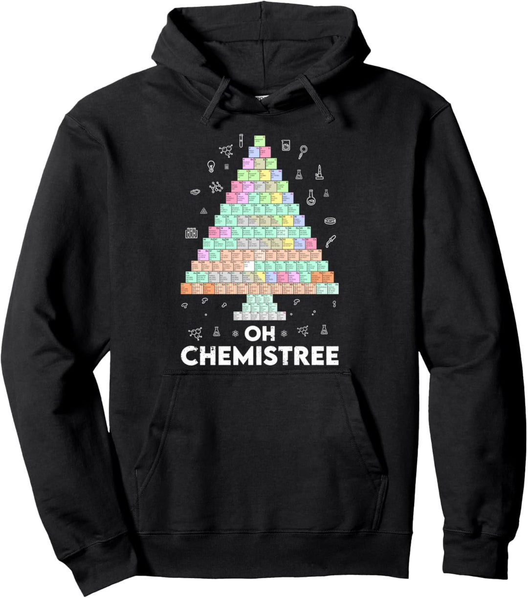 Oh Chemistree Cool Science Chemical Periodensystem Weihnachten Pullover Hoodie