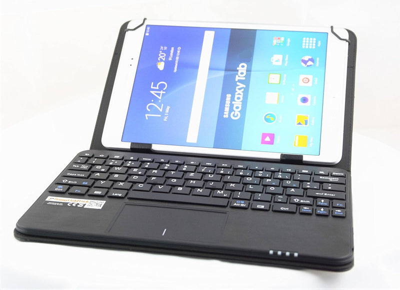 MQ für Galaxy Tab E 9.6 - Bluetooth Tastatur Tasche mit Touchpad für Samsung Galaxy Tab E 9.6 SM-T56