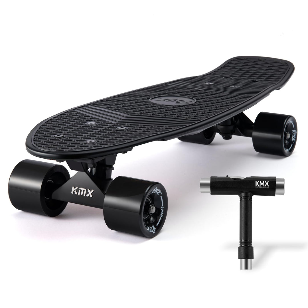 KMX 22 und 27 Zoll Classic Mini Cruiser Skateboard für Kinder, Schüler, Erwachsene, Anfänger & Pro.