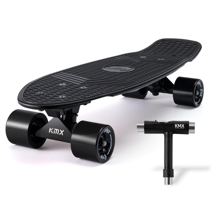 KMX 22 und 27 Zoll Classic Mini Cruiser Skateboard für Kinder, Schüler, Erwachsene, Anfänger & Pro.
