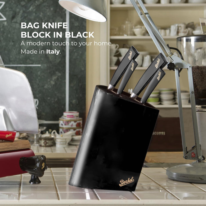 Berkel - Messerblock, ohne Messer Schwarz, Schwarz