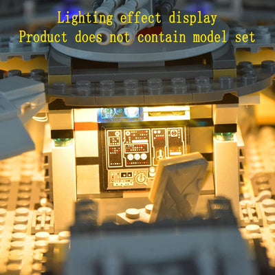 GEAMENT LED Licht-Set Kompatibel mit Lego Millennium Falcon - Beleuchtungsset für Star Wars 75105 Ba