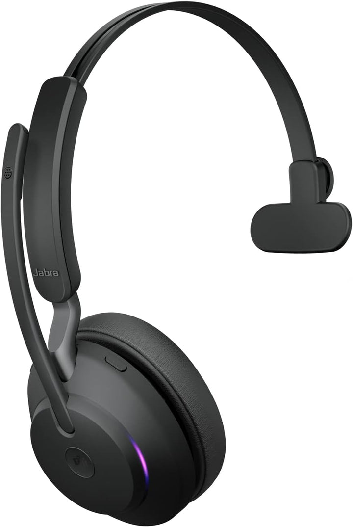 Jabra Evolve2 65 Wireless PC Headset with Charging Stand & Evolve2 65 Wireless PC Headset