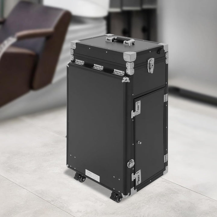 Kosmetikkoffer Trolley 2 in 1 Kosmetikkoffer Gross Kosmetik Trolley Make up Koffer Schminkkoffer mit
