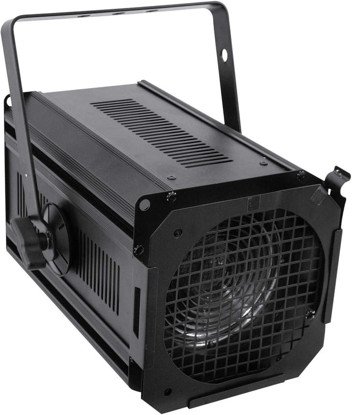 EUROLITE Theatre Spot 650/1000 Fresnel schwarz | Theaterscheinwerfer für Halogenlampe mit 650 oder 1