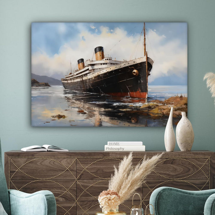 MuchoWow© Leinwandbild Gross 120x80 cm XXL Dekoration Wohnzimmer Bilder Aufhängen Wall Decoration Li
