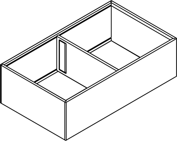 BLUM AMBIA-LINE Frontauszugsrahmen, ab NL400mm, Stahl oriongrau