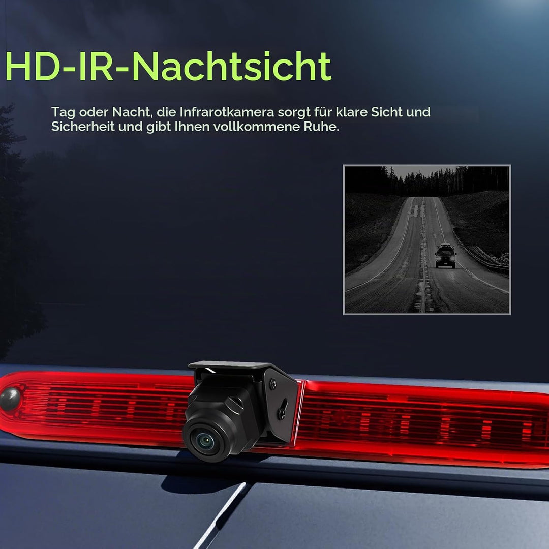 Rückfahrkamera für Peugeot Partner 2008-2020/Citroen Berlingo 2008-2020 Drittes Bremslicht Kamera mi
