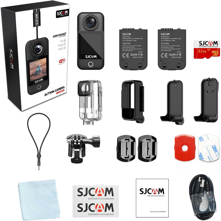 SJCAM C300 Pocket Action Kamera 4K30fps, 1.33&