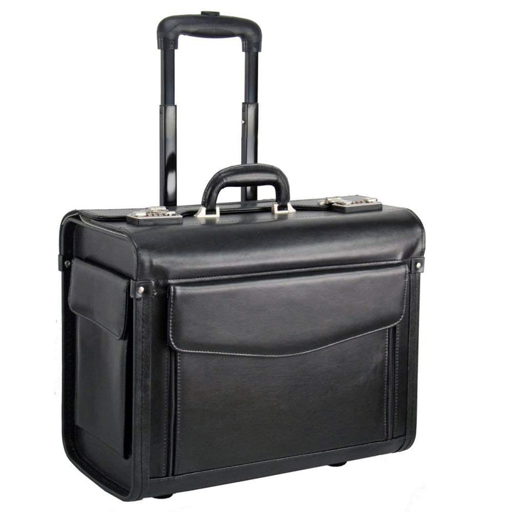 Pilotenkoffer Businesstrolley 45.5 cm schwarz