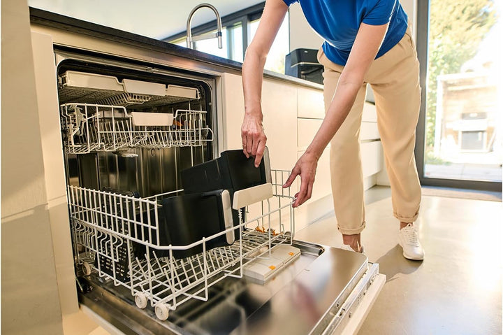 Braun TwinCook 5 TD5030IBK, Heissluftfritteuse mit 10L Fassungsvermögen, 80-200°, PFAS-freie Keramik