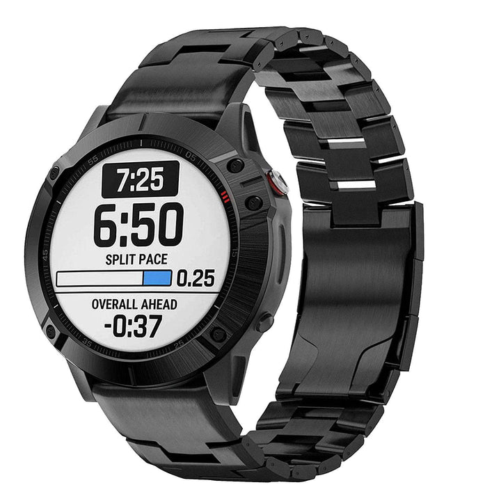 YOOSIDE Titan Stahl Armband für Fenix 7/ EPIX 2/ Fenix 6 / Fenix 5, QuickFit 22mm Verstellbares Meta