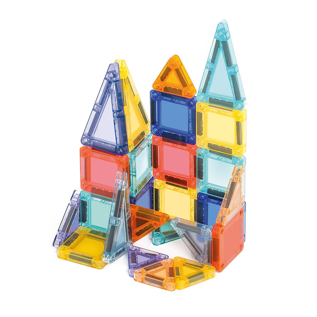 LUDI – Magnétique Mini – Kompaktes magnetisches Konstruktionsspiel – 26 magnetische Teile – Metallbo