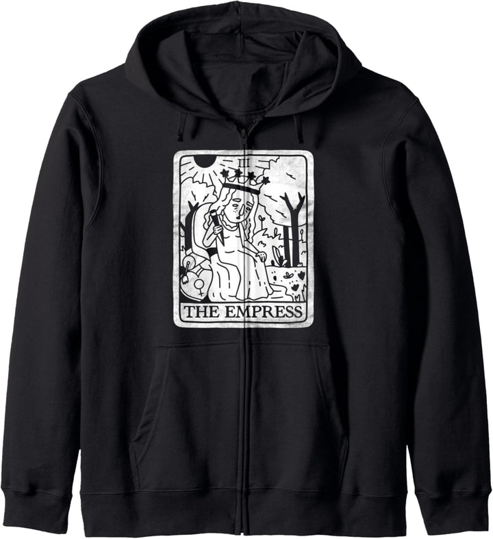 Goth Tarot The Empress Gothic Kawaii Occult Grunge Kapuzenjacke