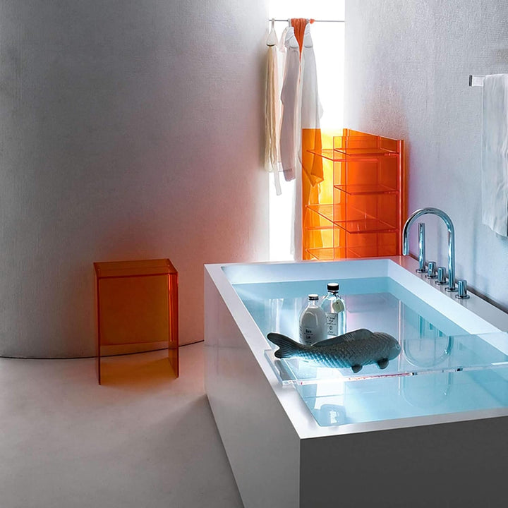 Kartell Max-Beam Hocker/Beistelltisch, Plastik, grün, 27 x 33 x 47 cm Verde Acquamarina, Verde Acqua