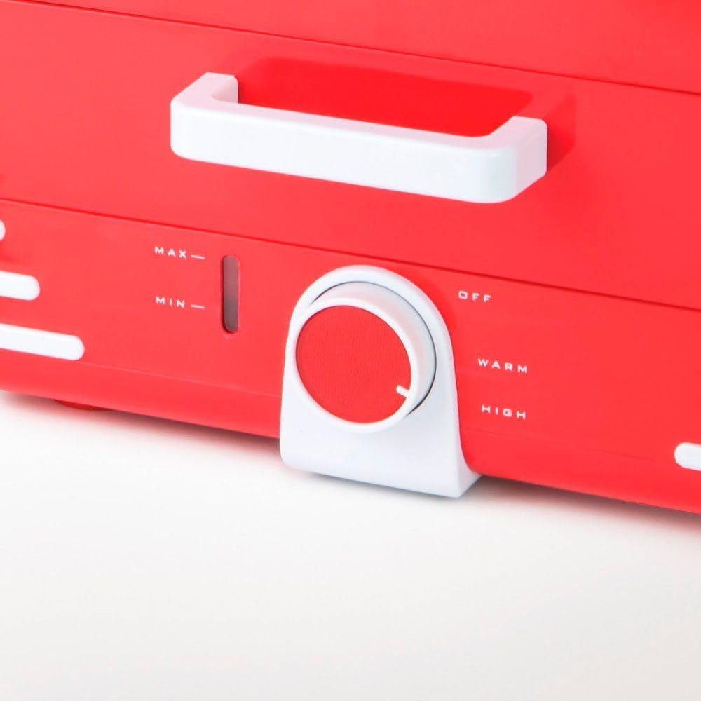 Salco Coca-Cola HotDog Steamer SHD-80CC,Retro, rot, perfekt für jeden