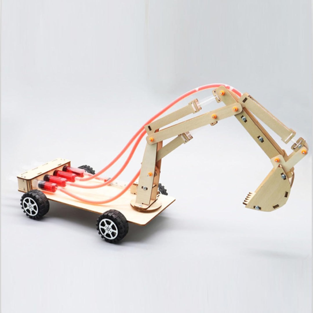 Hydraulikbagger Modell, STEM Spielzeug für, Wissenschaftliches Experiment aus Holz, Lernspielzeug, K