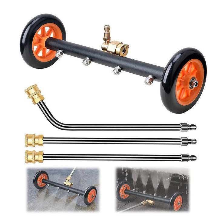 Unterbodenwaschanlage, 2- in- 1 Power Washer Unterbodenreiniger, Wasserbesen für Unterboden Autowäsc