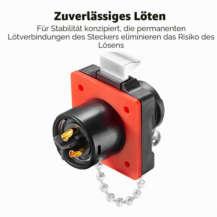 CNLINKO BD-20 Industrieller Wasserdichter Steckverbinder IP67 Rundsteckverbinder Eingebaute Buchse L