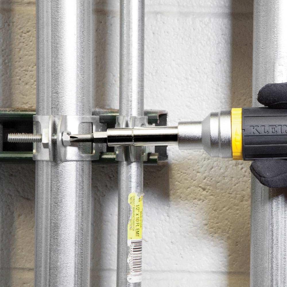 Klein Tools 32558 Multi-Einsatz Knarren-Schraubendreher/Steckschlüssel