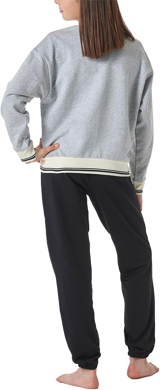 Schiesser Mädchen Pyjamaset 140 Grau-mel._181973, 140 Grau-mel._181973