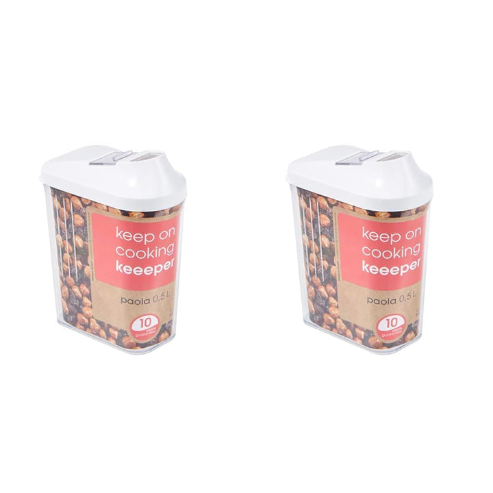 keeeper Schüttdose für Trockenvorräte, Stufenlos verstellbarer Dosierdeckel, BPA-freier Kunststoff,