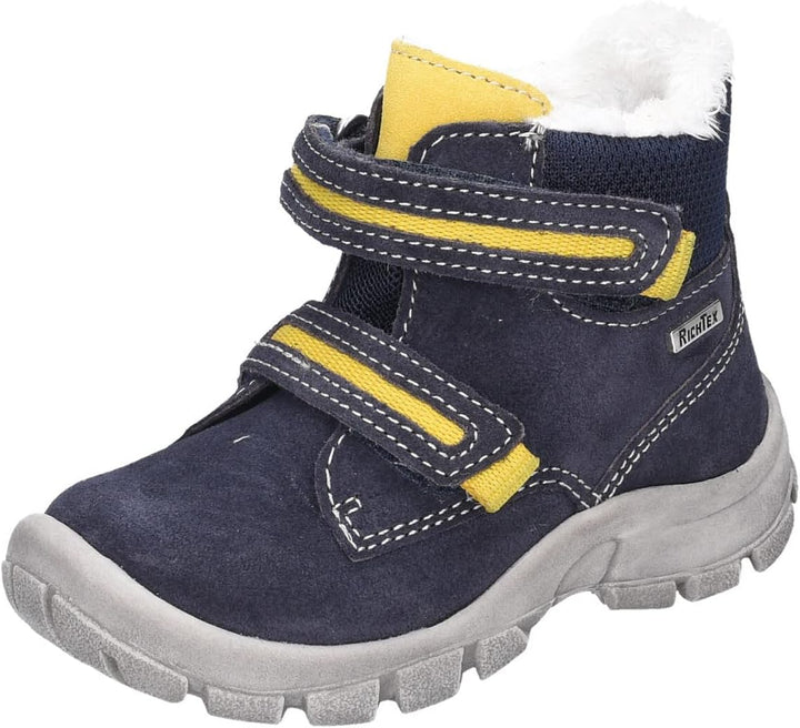 Richter Kinderschuhe Jungen Charly2 Schneestiefel 22 EU Atlantic Lemon, 22 EU Atlantic Lemon