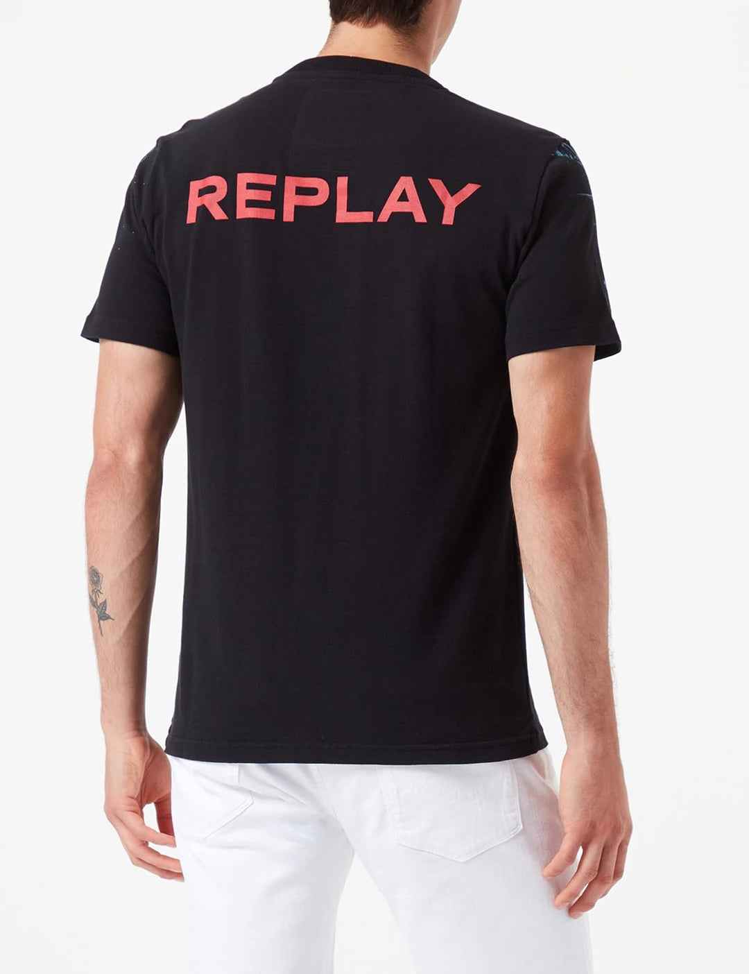 Replay Herren T-Shirt XS 098 Black, XS 098 Black