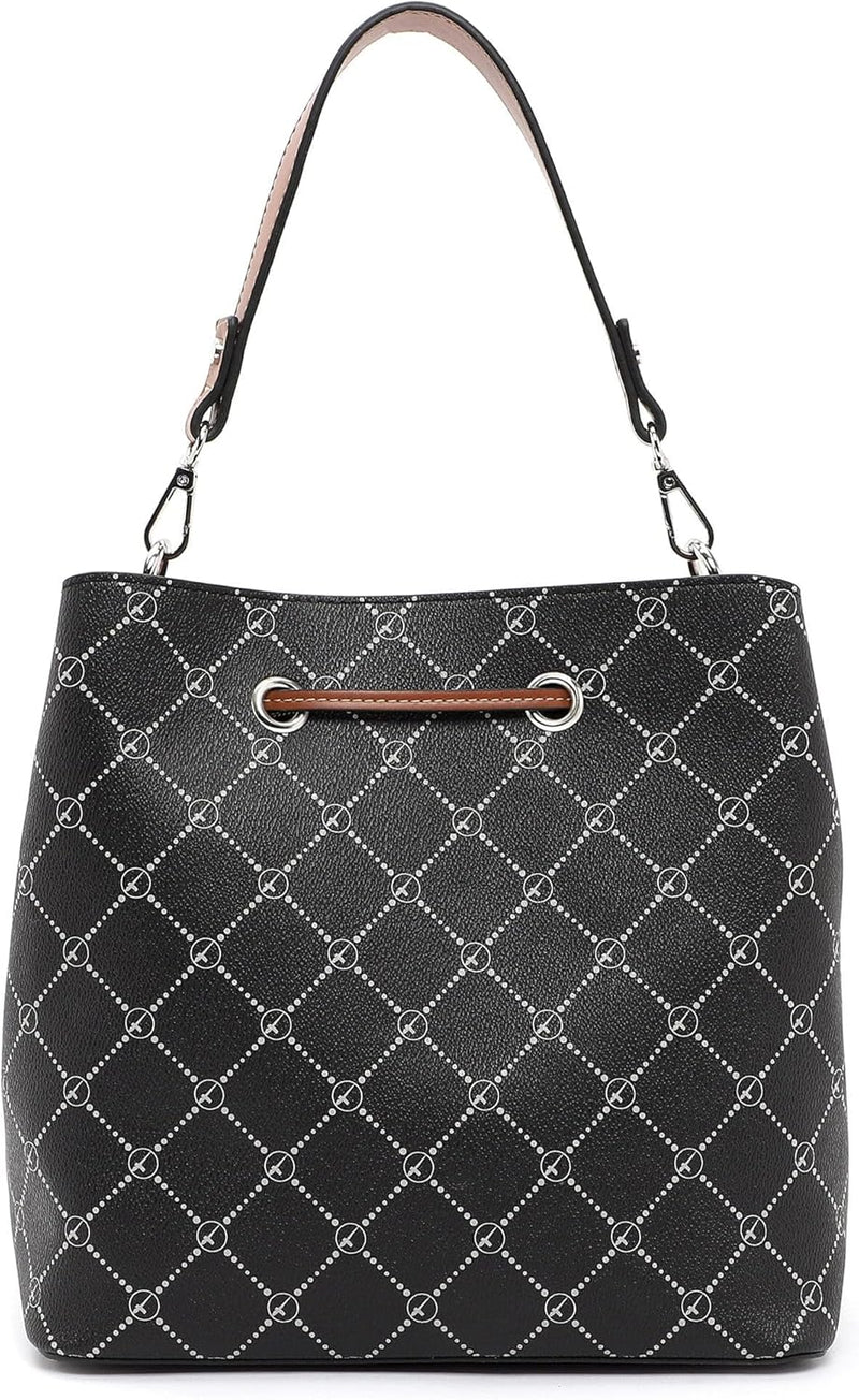 Tamaris Beutel TAS Anastasia 30902 Damen Handtaschen Print Einheitsgrösse Black 100, Einheitsgrösse