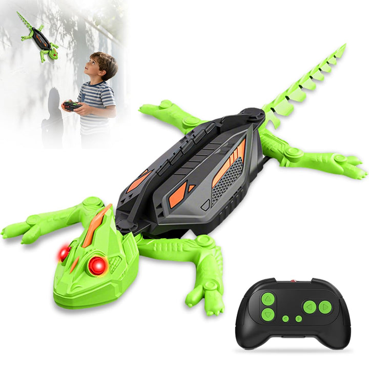 Gecko Wandflitzer, Ferngesteuerter Gecko mit Fernbedienung, Geckos-Kletterroboter, Klettert an Wände