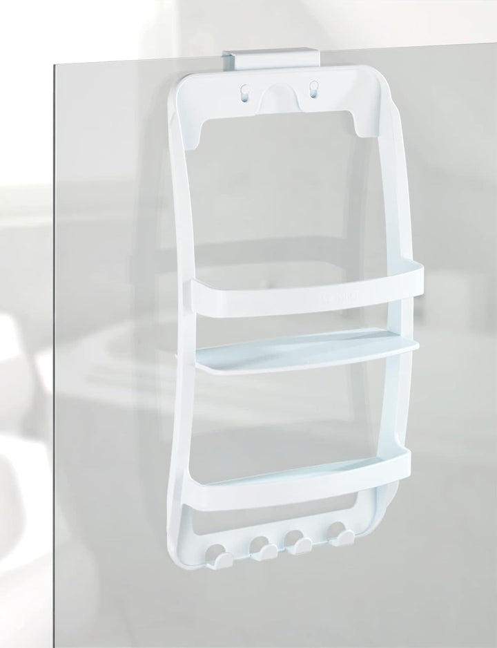 WENKO Badregal Universal platzsparend Weiss, Weiss