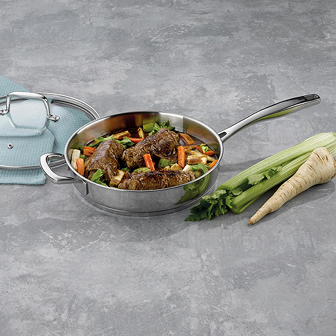 Kela 10185 Flavoria Schmorpfanne, 18/8 Stainless Steel, Rostfrei, Schmorpfanne