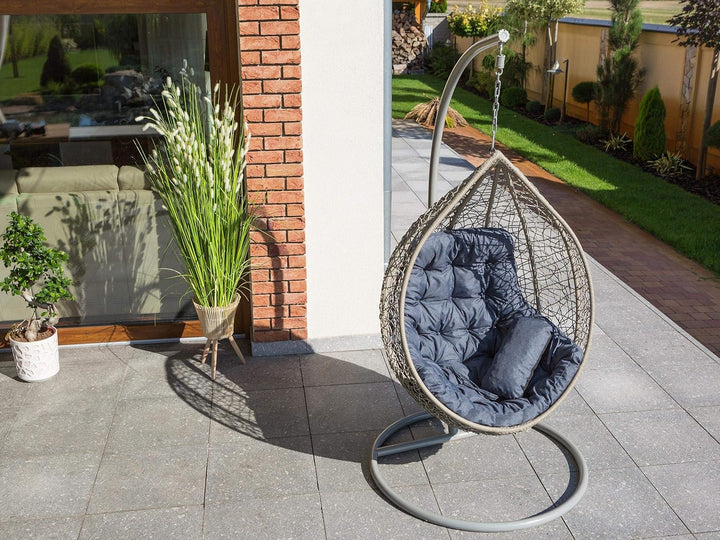 PillowPrim Hängesessel Kissen, Auflage für Polyrattan/Rattan Hängeschaukel, Polster, Hängekorb, Scha