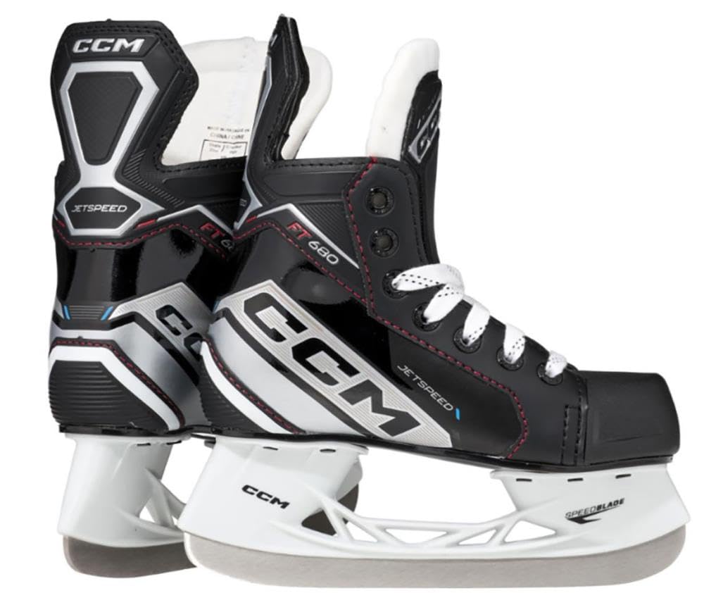 CCM Jetspeed FT680 Eishockey Schlittschuhe, Youth Y9 - Euro 27, Y9 - Euro 27