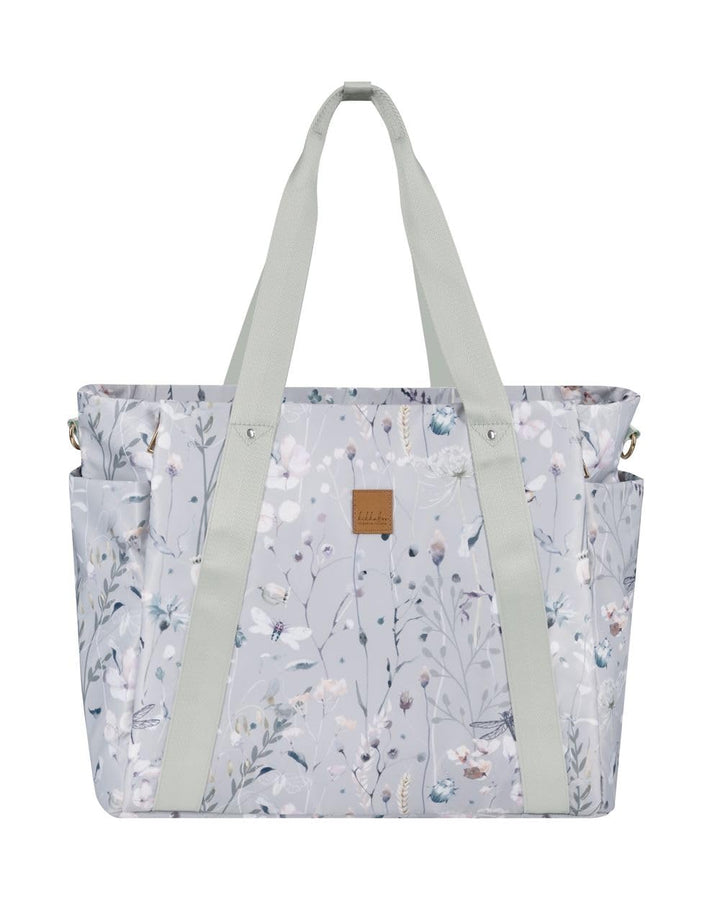 Kikkaboo Wickeltasche Florence Wickelunterlage, Reissverschluss, Flaschentaschen grau, Grau