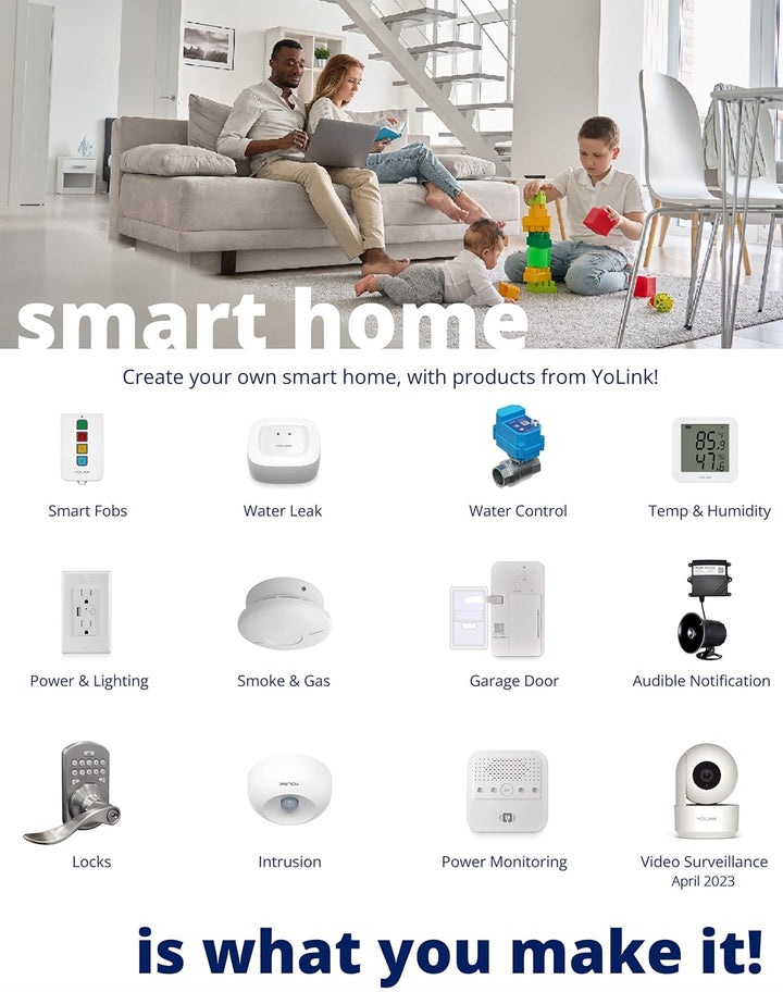 YoLink Hub - Nur zentrale Controller-Geräte, 1/4 Meile der weltweit längste Reichweite Smart Hub LoR