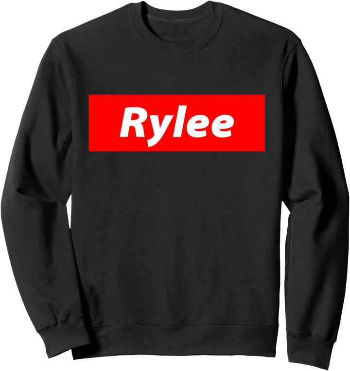 Rylee Gift - Red Box Logo Personalized Name Clout Gift Rylee Sweatshirt
