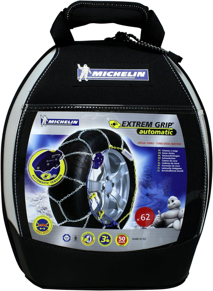 Michelin 007762 Schneeketten Extrem Grip, Automatisch, 1 Paar, 62