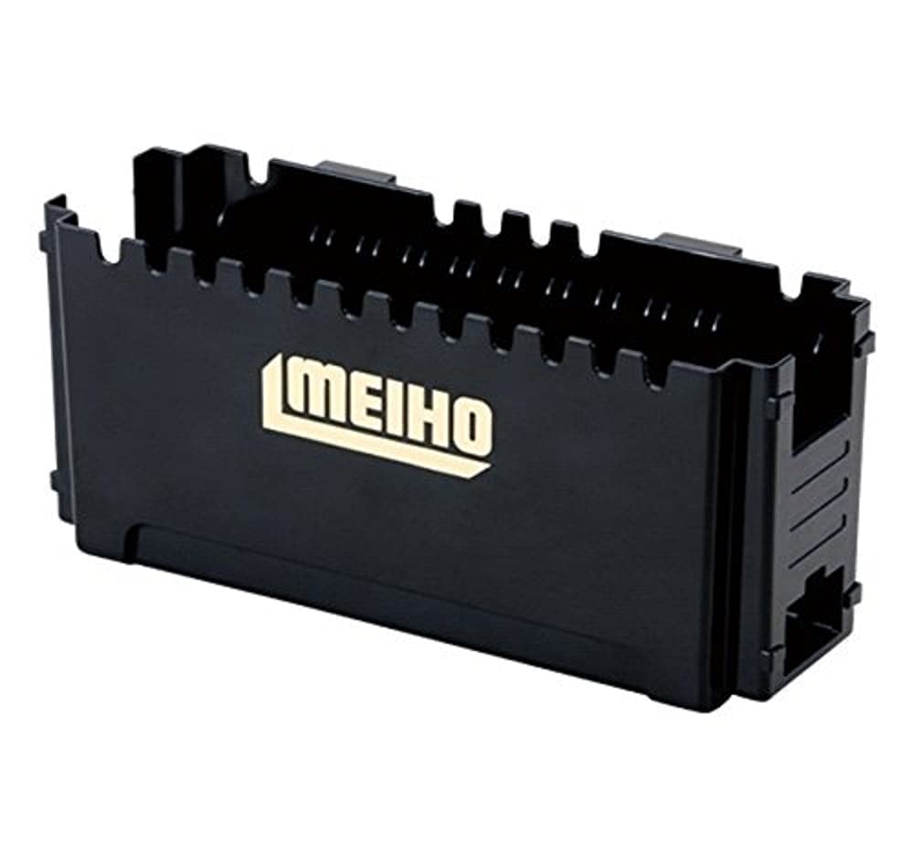 Meiho Side Pocket BM-120 Black - Angelbox Adapter für Tackleboxen, Boxadapter für Rutenhalter & Getr