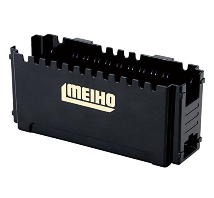 Meiho Side Pocket BM-120 Black - Angelbox Adapter für Tackleboxen, Boxadapter für Rutenhalter & Getr