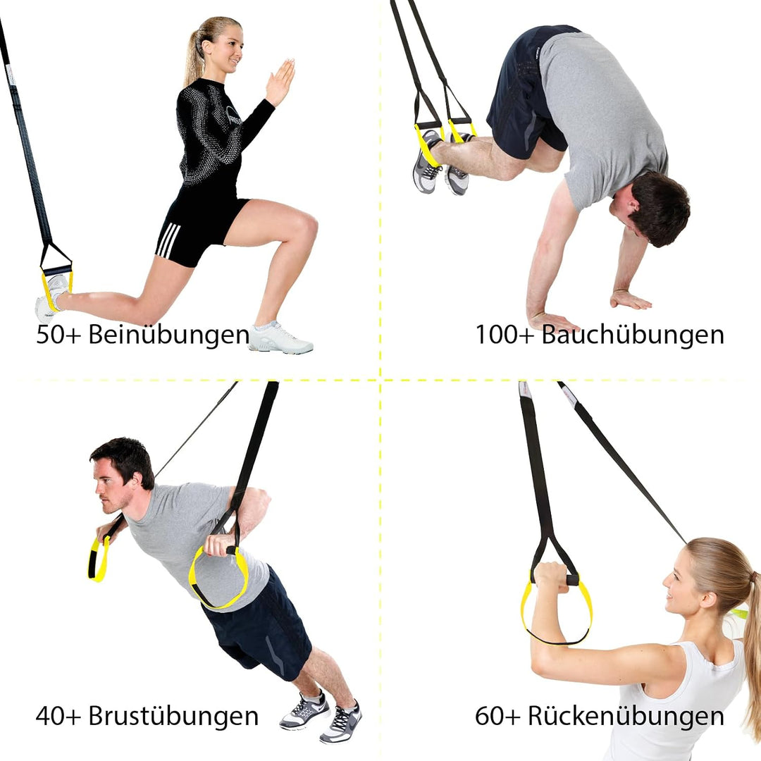 Original Sling Trainer Modell 2025 Schlingentrainer mit DVD Übungs-Poster + Sicherheitshinweise für