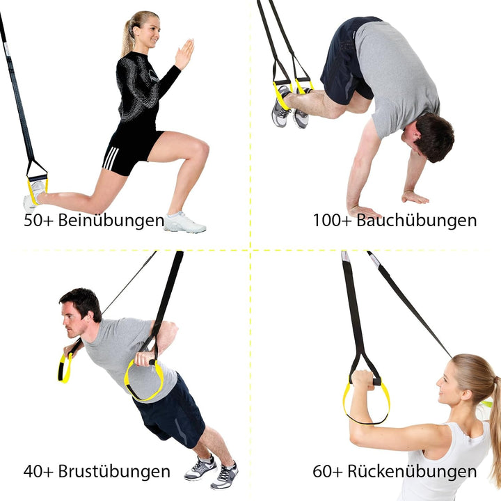 Original Sling Trainer Modell 2025 Schlingentrainer mit DVD Übungs-Poster + Sicherheitshinweise für
