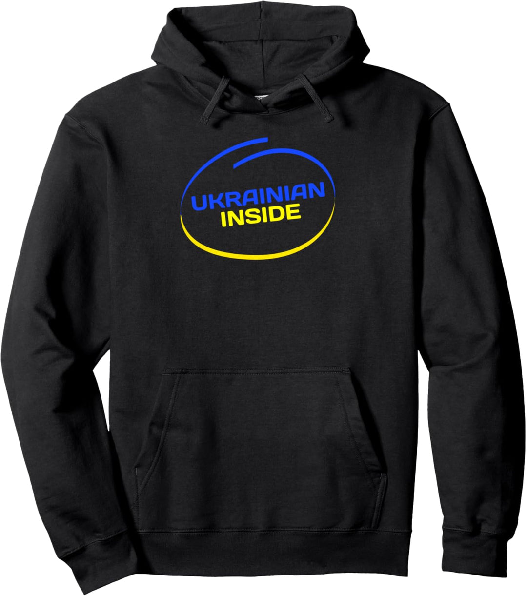 Ukrainische Innensprache Symbole der Ukraine-Flagge Pullover Hoodie