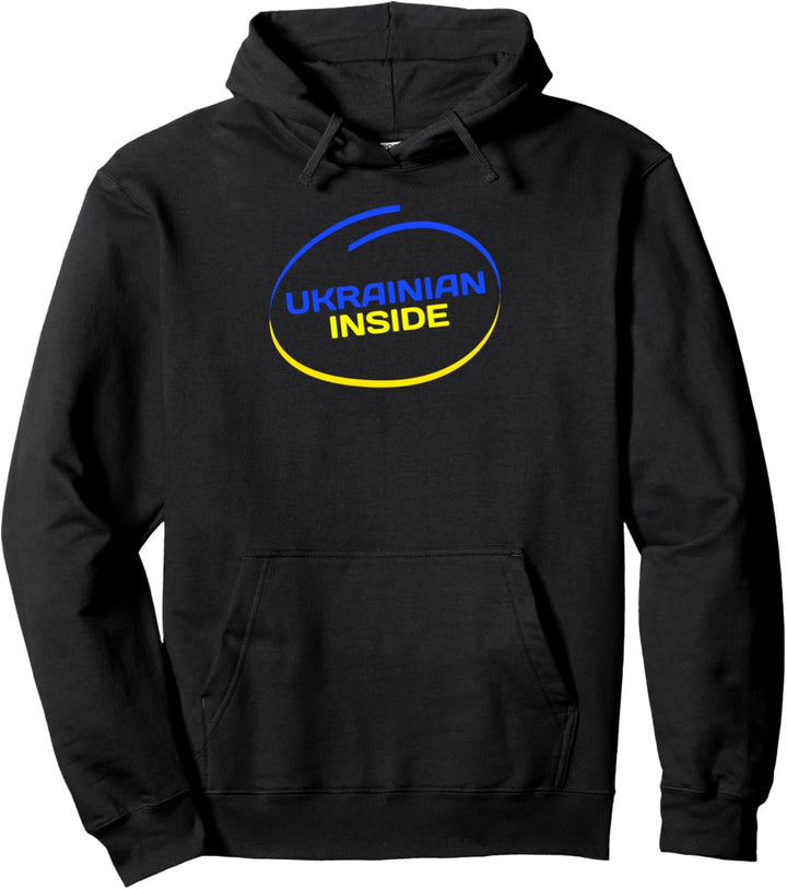 Ukrainische Innensprache Symbole der Ukraine-Flagge Pullover Hoodie