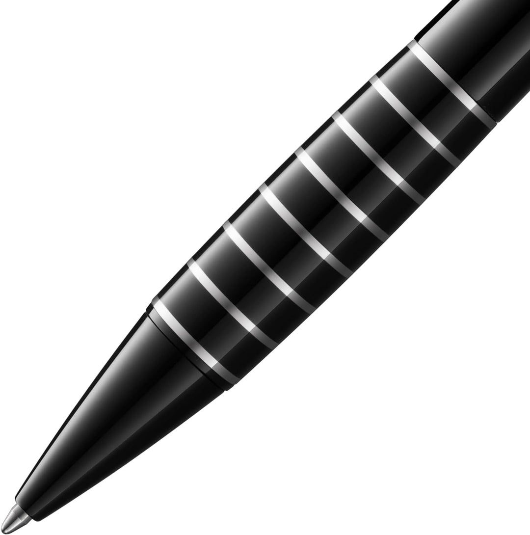 LAMY accent Kugelschreiber 298 – Kuli mit schwarzem Brilliant Lack-Finish und austauschbarem Schwarz