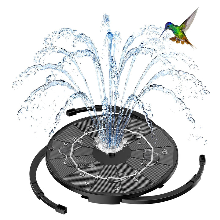 AISITIN Solar-Springbrunnenpumpe für Vogelbad, 3,5 W DIY Solar-Wasserpumpen-Set mit 3 m langem Kabel